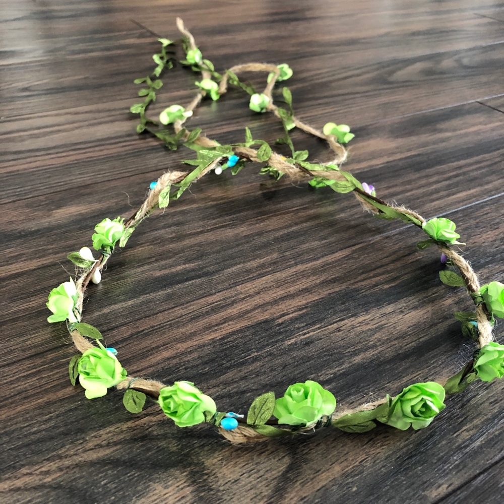 🌸💚Boho Flower Crown/ Headband